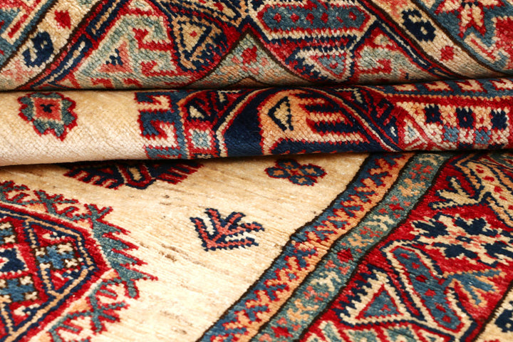 Blanched Almond Kazak 5' 4 x 8' - No. 64969 - ALRUG Rug Store