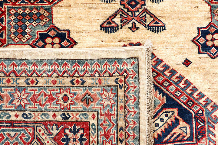 Blanched Almond Kazak 5' 4 x 8' - No. 64969 - ALRUG Rug Store