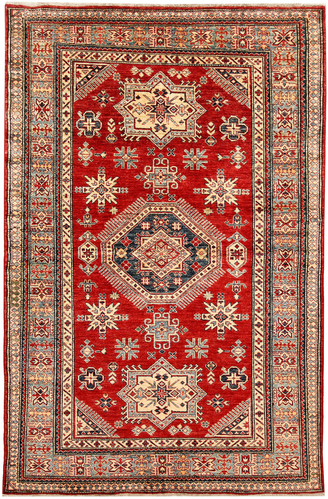 Firebrick Kazak 5' 3 x 8' - No. 64970 - ALRUG Rug Store