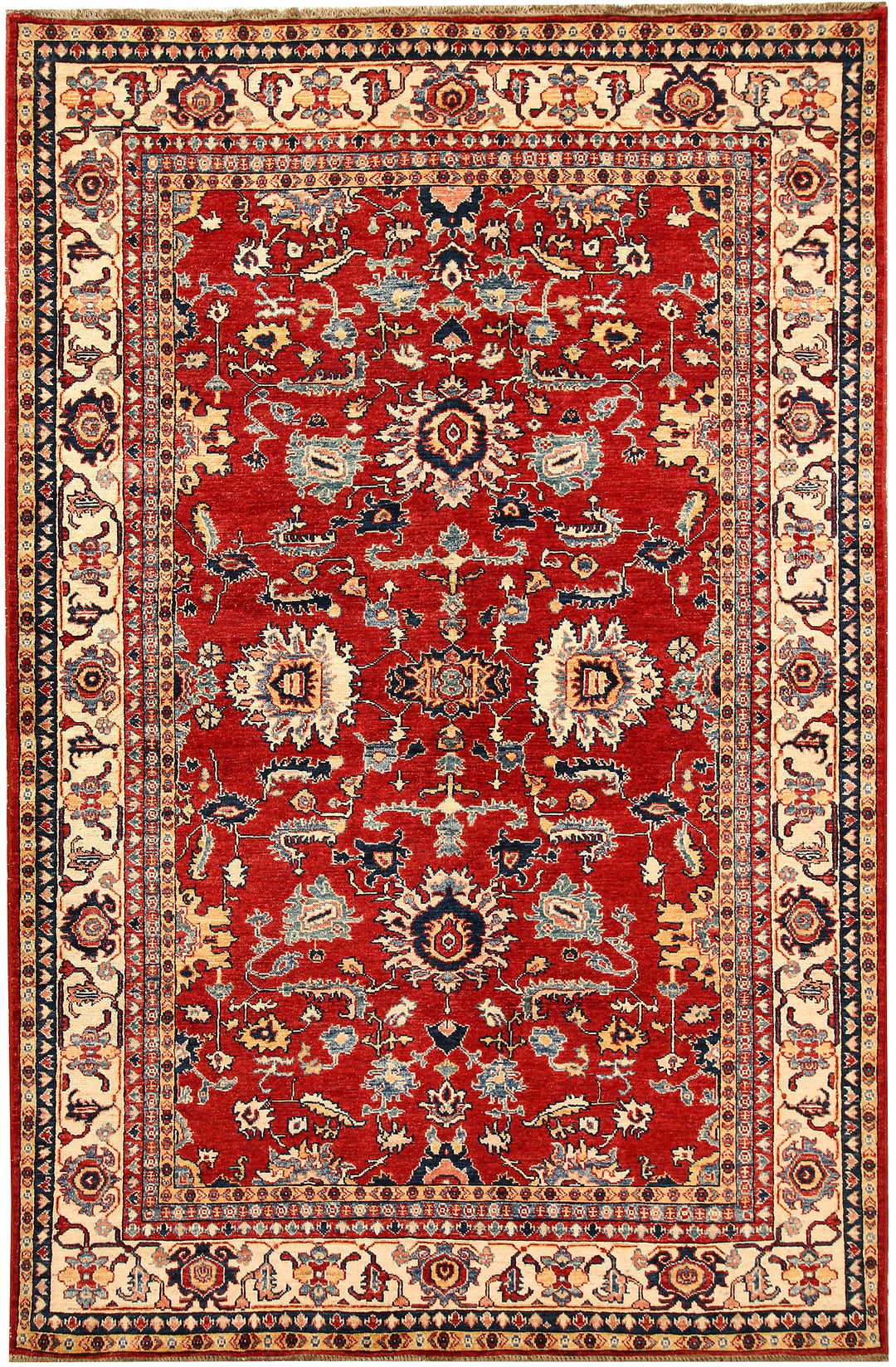 Firebrick Kazak 5' 5 x 8' 3 - No. 64971 - ALRUG Rug Store