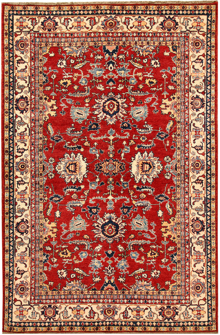 Firebrick Kazak 5' 5 x 8' 3 - No. 64971 - ALRUG Rug Store