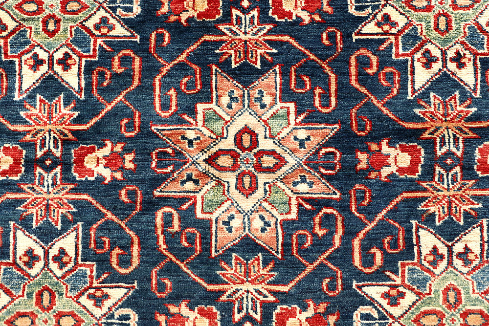 Dark Blue Kazak 5' 4 x 7' 11 - No. 64972 - ALRUG Rug Store