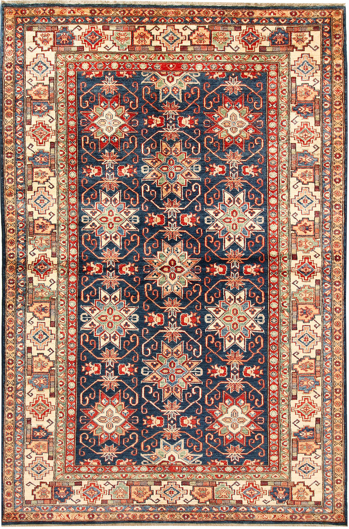 Dark Blue Kazak 5' 4 x 7' 11 - No. 64972 - ALRUG Rug Store