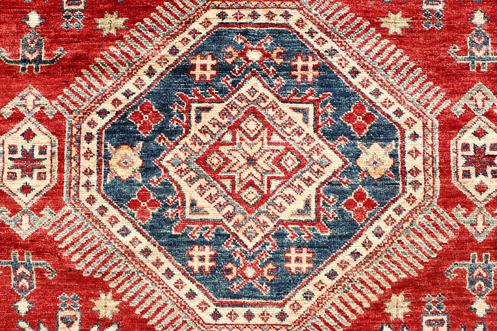 Firebrick Kazak 5' 3 x 9' 1 - No. 64973 - ALRUG Rug Store
