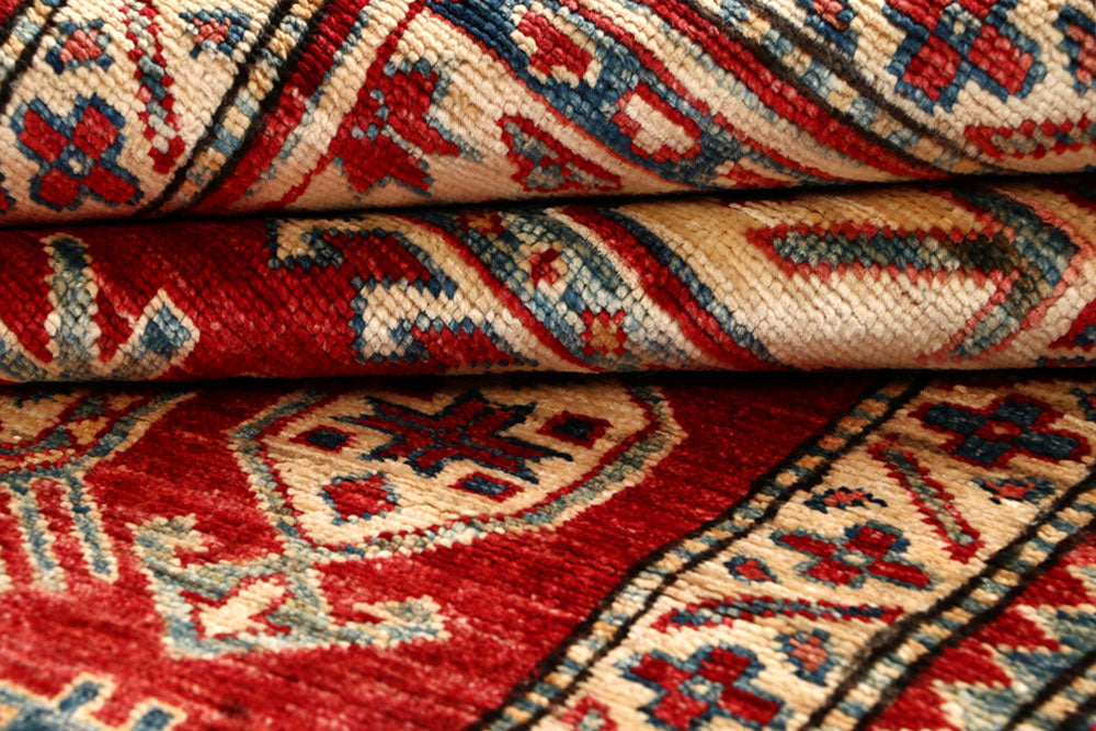 Firebrick Kazak 5' 3 x 9' 1 - No. 64973 - ALRUG Rug Store