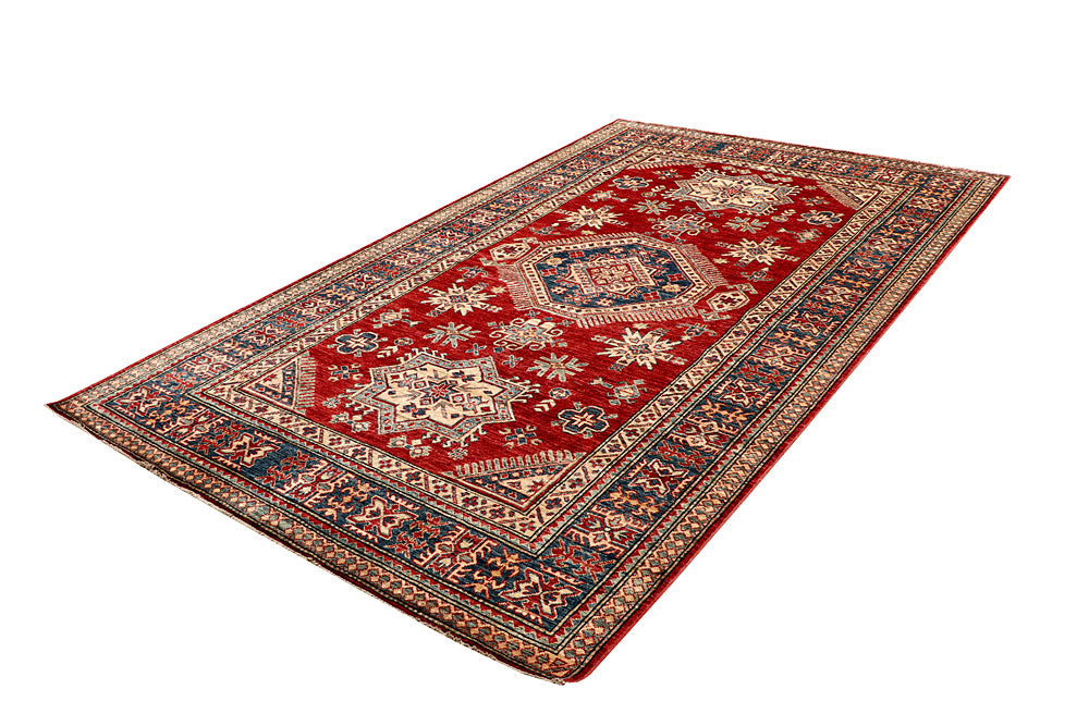 Firebrick Kazak 5' 3 x 9' 1 - No. 64973 - ALRUG Rug Store