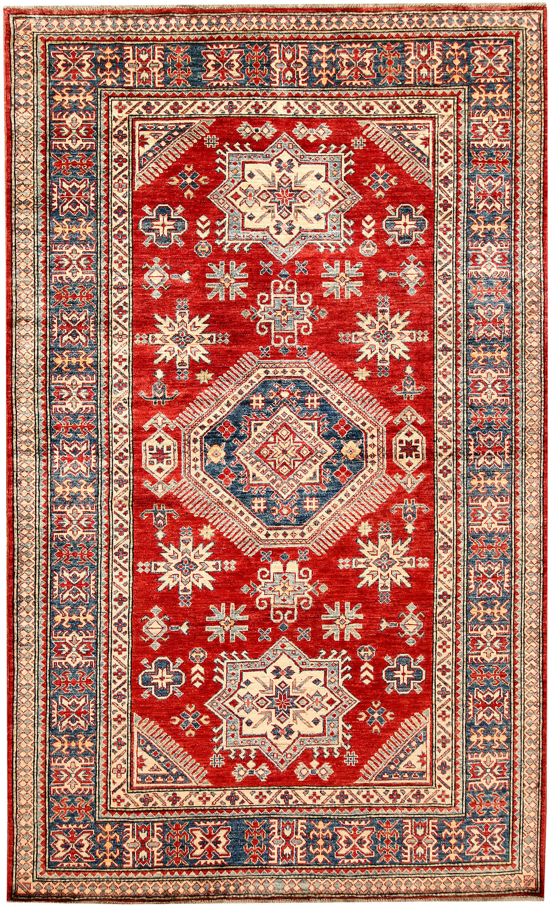 Firebrick Kazak 5' 3 x 9' 1 - No. 64973 - ALRUG Rug Store