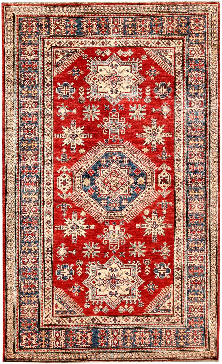 Firebrick Kazak 5' 3 x 9' 1 - No. 64973 - ALRUG Rug Store