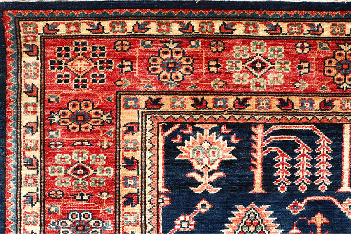Dark Blue Kazak 5' 5 x 8' 1 - No. 64974 - ALRUG Rug Store