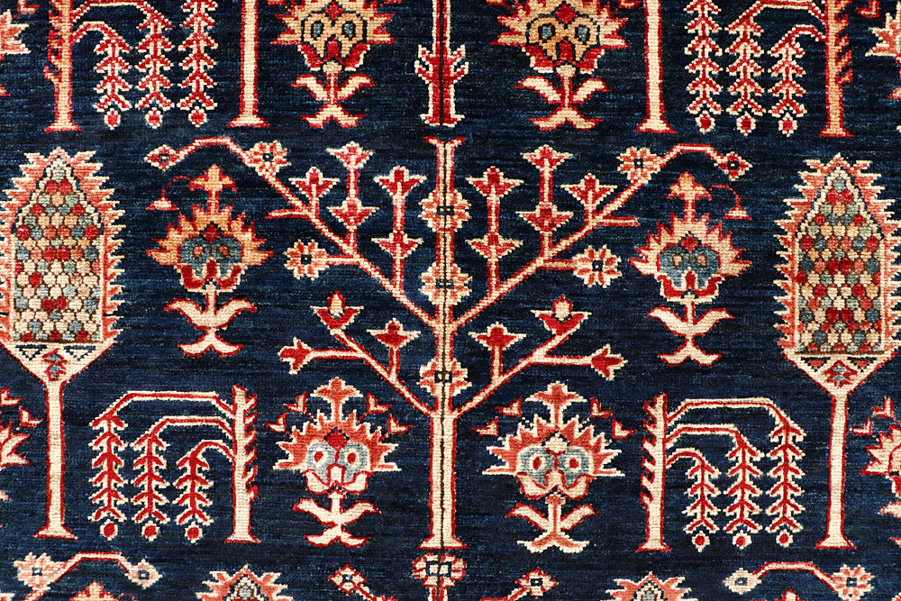 Dark Blue Kazak 5' 5 x 8' 1 - No. 64974 - ALRUG Rug Store