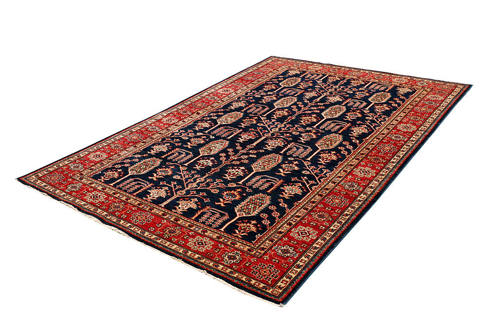 Dark Blue Kazak 5' 5 x 8' 1 - No. 64974 - ALRUG Rug Store