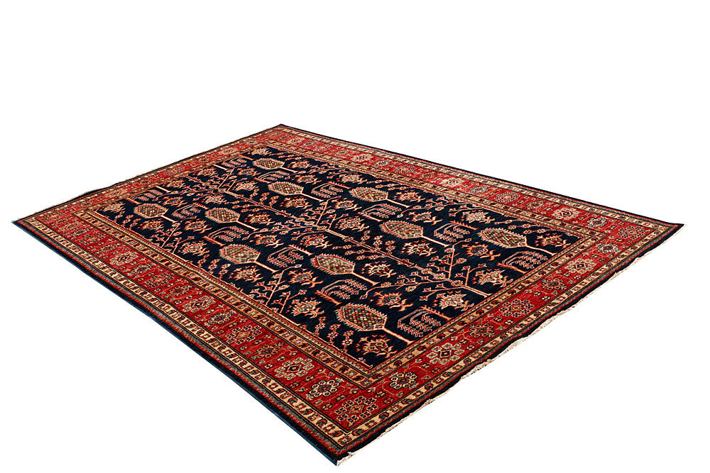 Dark Blue Kazak 5' 5 x 8' 1 - No. 64974 - ALRUG Rug Store
