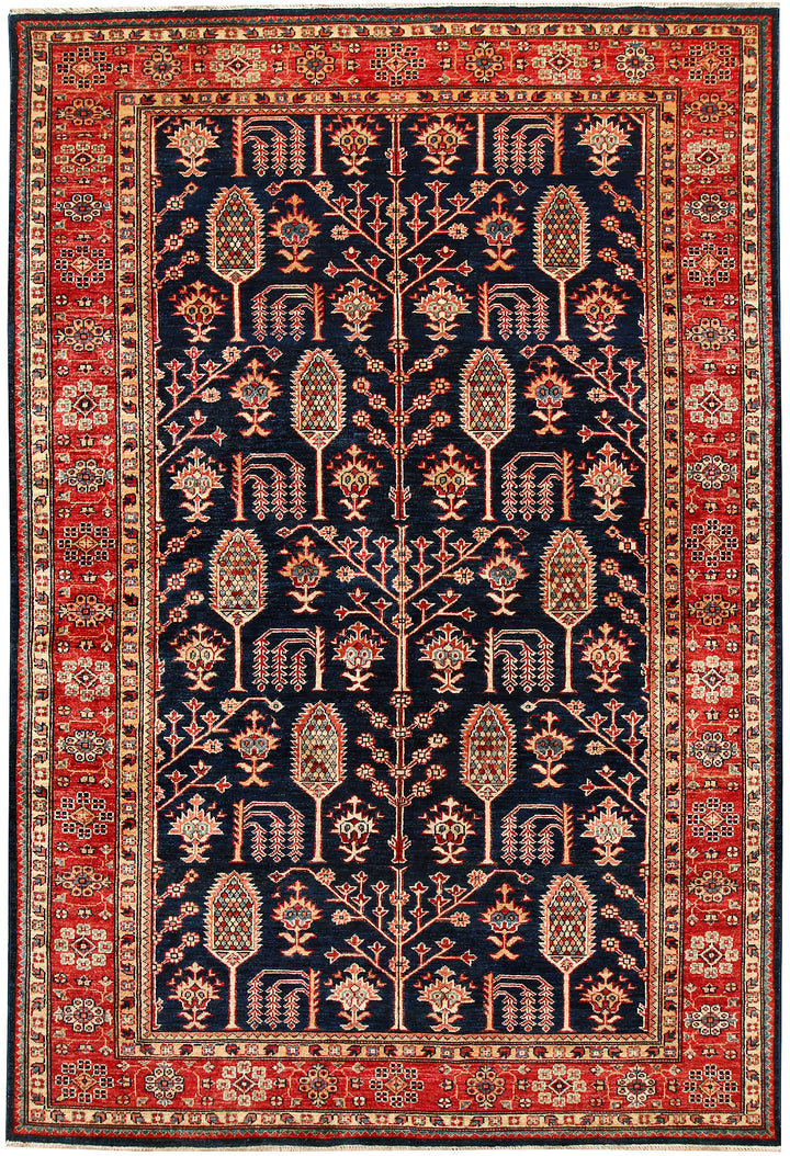 Dark Blue Kazak 5' 5 x 8' 1 - No. 64974 - ALRUG Rug Store
