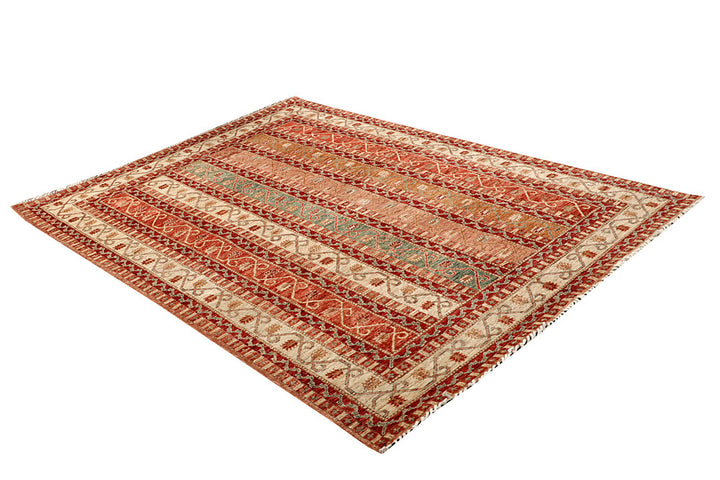 Multi Colored Kazak 5' 5 x 7' 9 - No. 64975 - ALRUG Rug Store