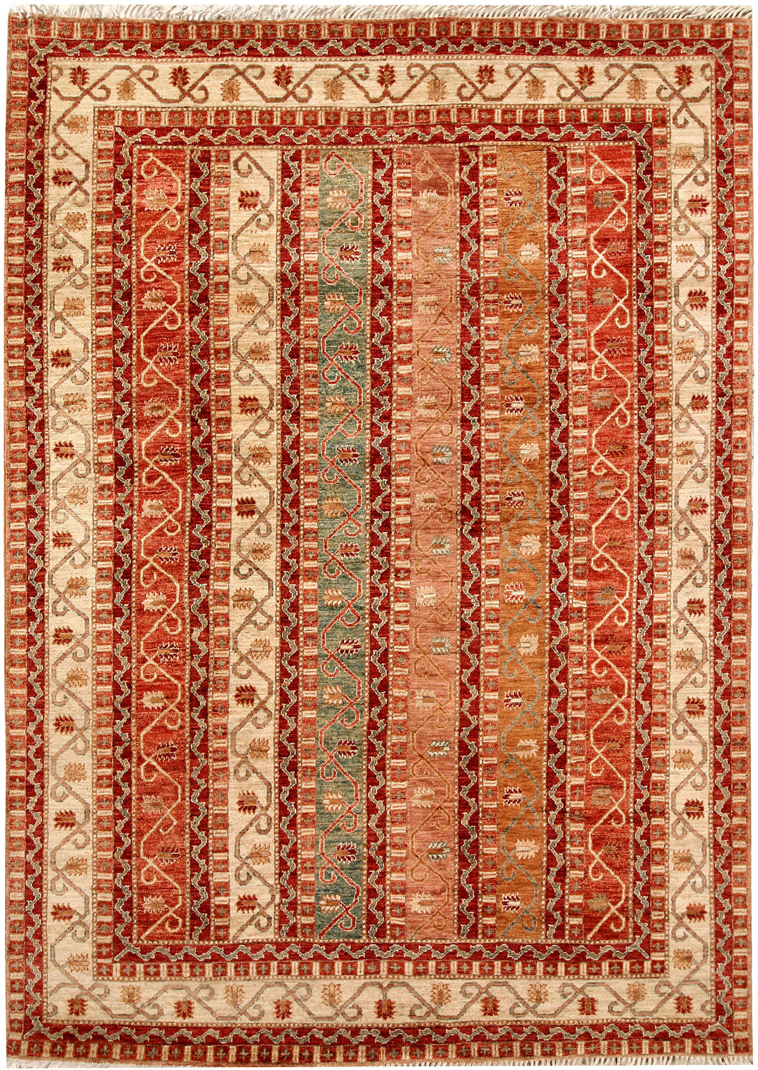 Multi Colored Kazak 5' 5 x 7' 9 - No. 64975 - ALRUG Rug Store