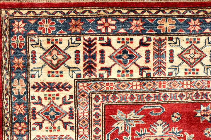 Firebrick Kazak 5' 5 x 7' 9 - No. 64976 - ALRUG Rug Store