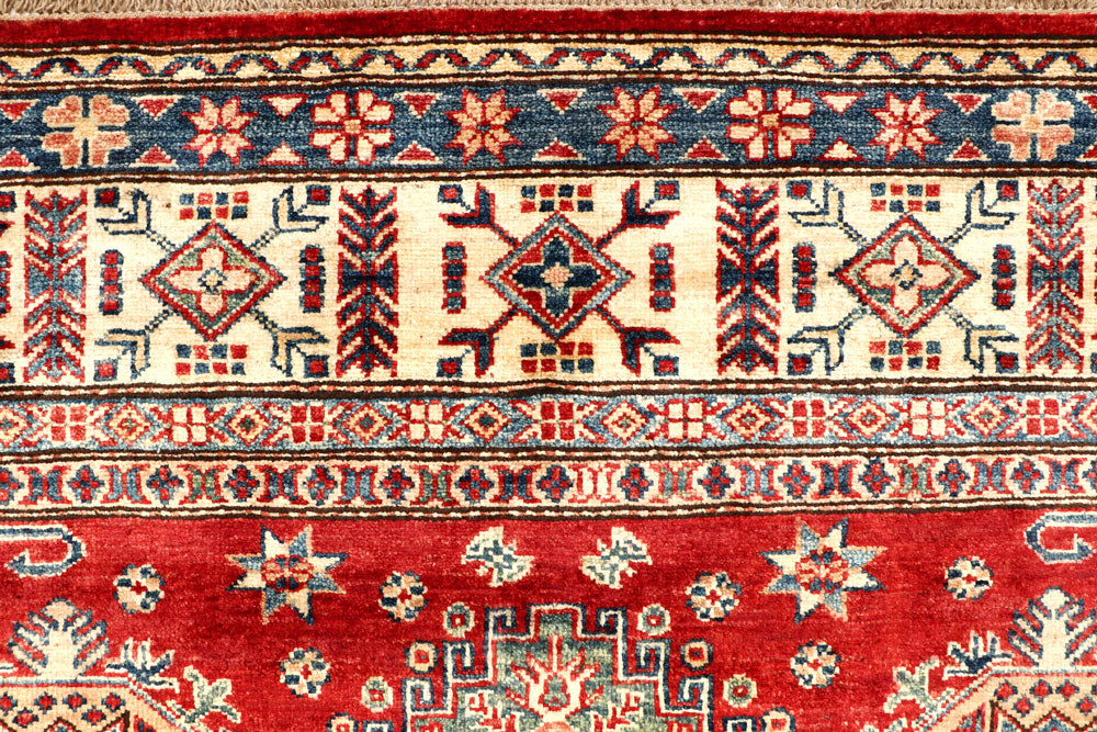 Firebrick Kazak 5' 5 x 7' 9 - No. 64976 - ALRUG Rug Store