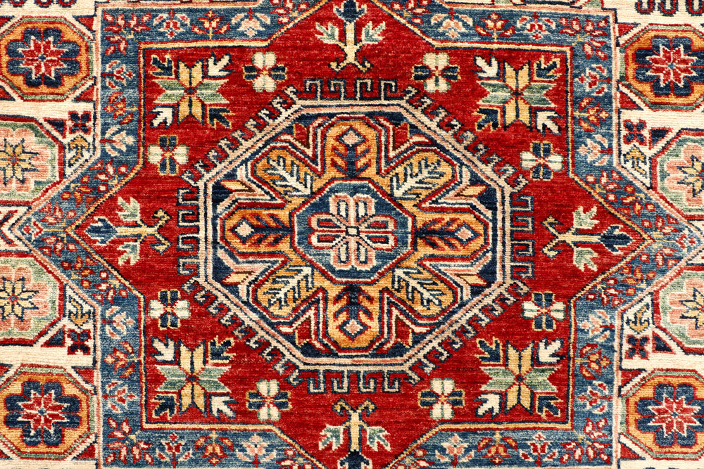 Multi Colored Kazak 5' 4 x 7' 2 - No. 64978 - ALRUG Rug Store