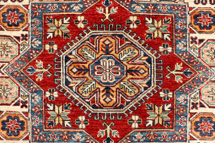 Multi Colored Kazak 5' 4 x 7' 2 - No. 64978 - ALRUG Rug Store