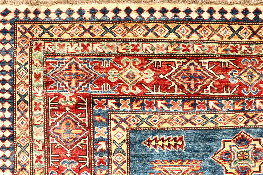 Steel Blue Kazak 5' 7 x 8' 2 - No. 64980 - ALRUG Rug Store