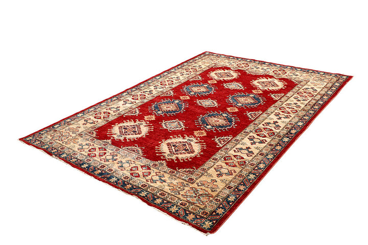 Firebrick Kazak 5' 5 x 7' 10 - No. 64981 - ALRUG Rug Store