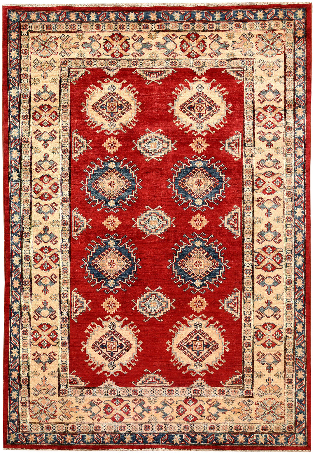 Firebrick Kazak 5' 5 x 7' 10 - No. 64981 - ALRUG Rug Store
