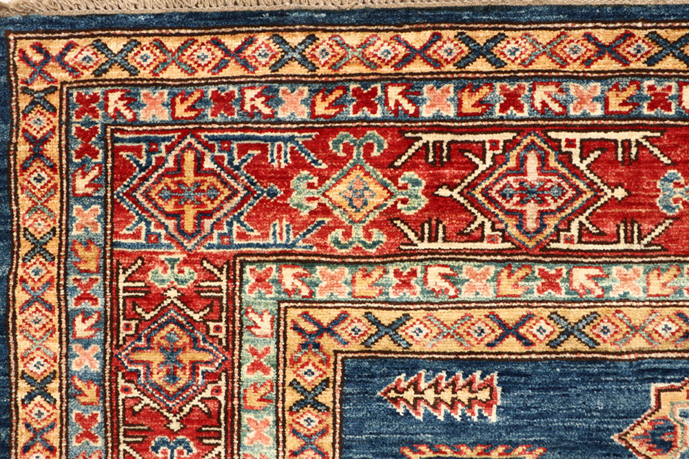 Dark Blue Kazak 5' 7 x 7' 7 - No. 64982 - ALRUG Rug Store