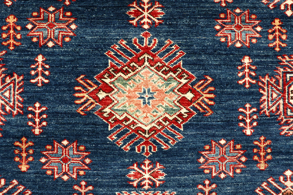 Dark Blue Kazak 5' 7 x 7' 7 - No. 64982 - ALRUG Rug Store