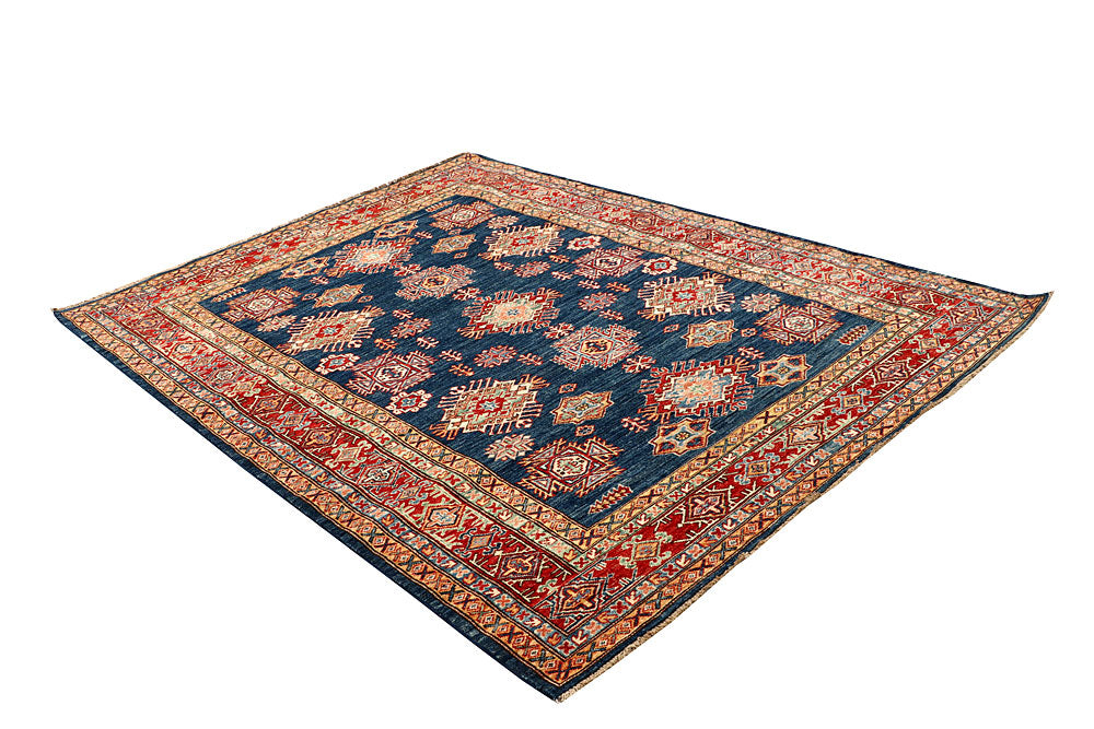 Dark Blue Kazak 5' 7 x 7' 7 - No. 64982 - ALRUG Rug Store