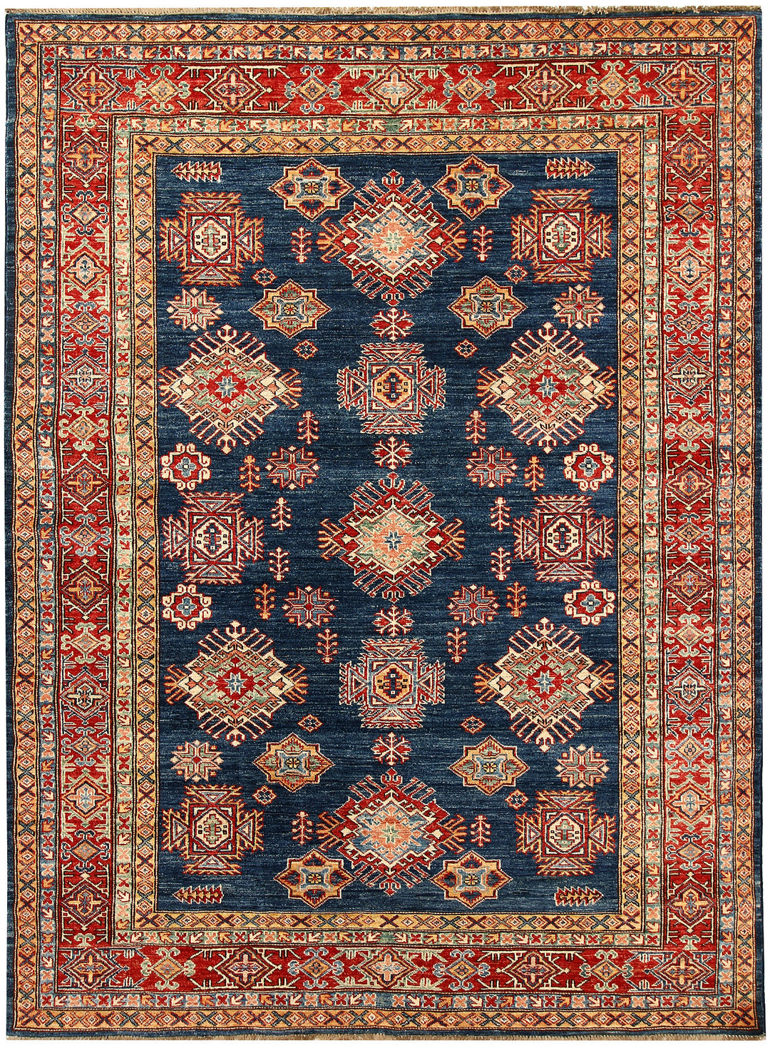 Dark Blue Kazak 5' 7 x 7' 7 - No. 64982 - ALRUG Rug Store