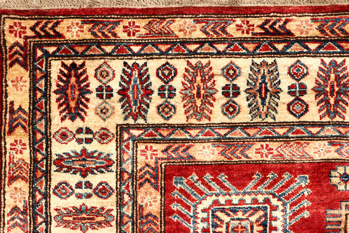 Firebrick Kazak 5' 7 x 7' 8 - No. 64983 - ALRUG Rug Store
