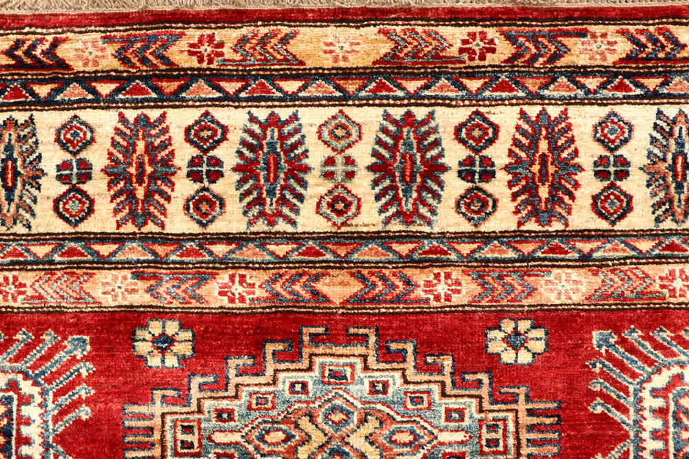 Firebrick Kazak 5' 7 x 7' 8 - No. 64983 - ALRUG Rug Store