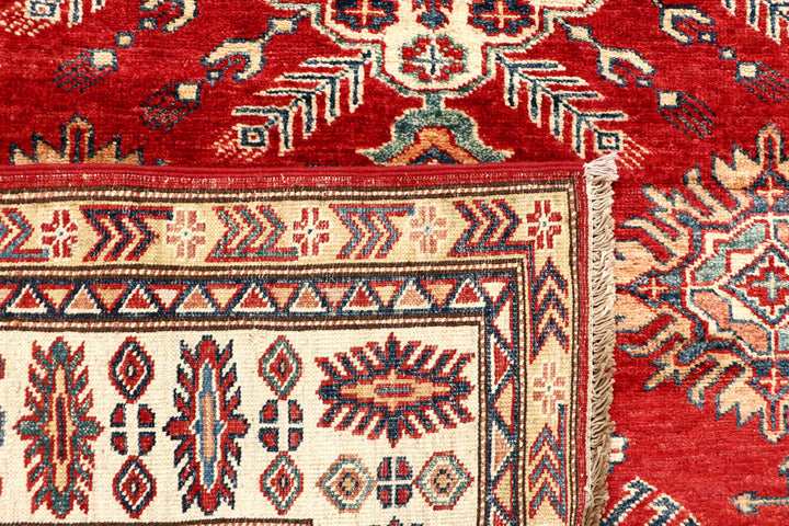 Firebrick Kazak 5' 7 x 7' 8 - No. 64983 - ALRUG Rug Store