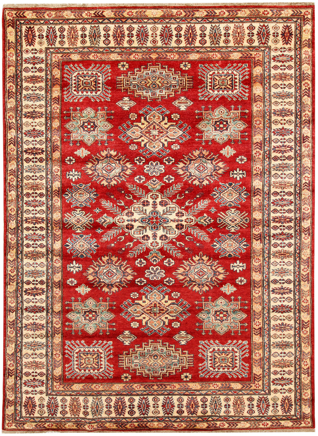 Firebrick Kazak 5' 7 x 7' 8 - No. 64983 - ALRUG Rug Store