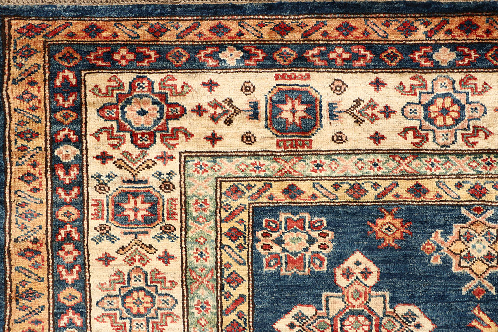 Dark Blue Kazak 5' 6 x 7' 9 - No. 64984 - ALRUG Rug Store