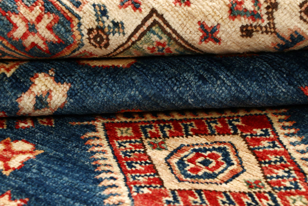 Dark Blue Kazak 5' 6 x 7' 9 - No. 64984 - ALRUG Rug Store