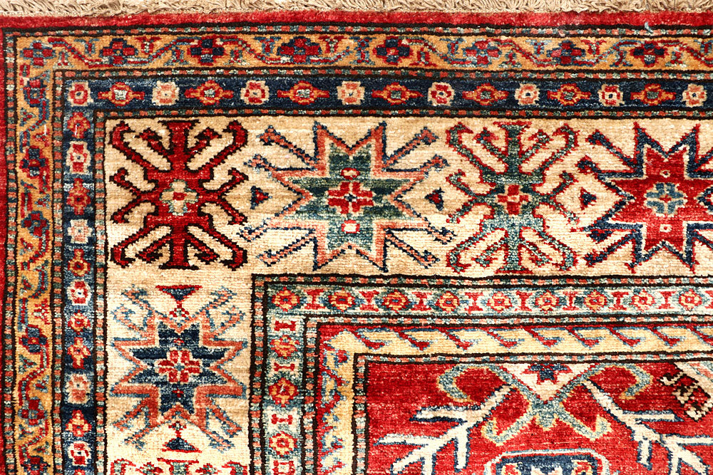 Firebrick Kazak 5' 10 x 8' - No. 64985 - ALRUG Rug Store