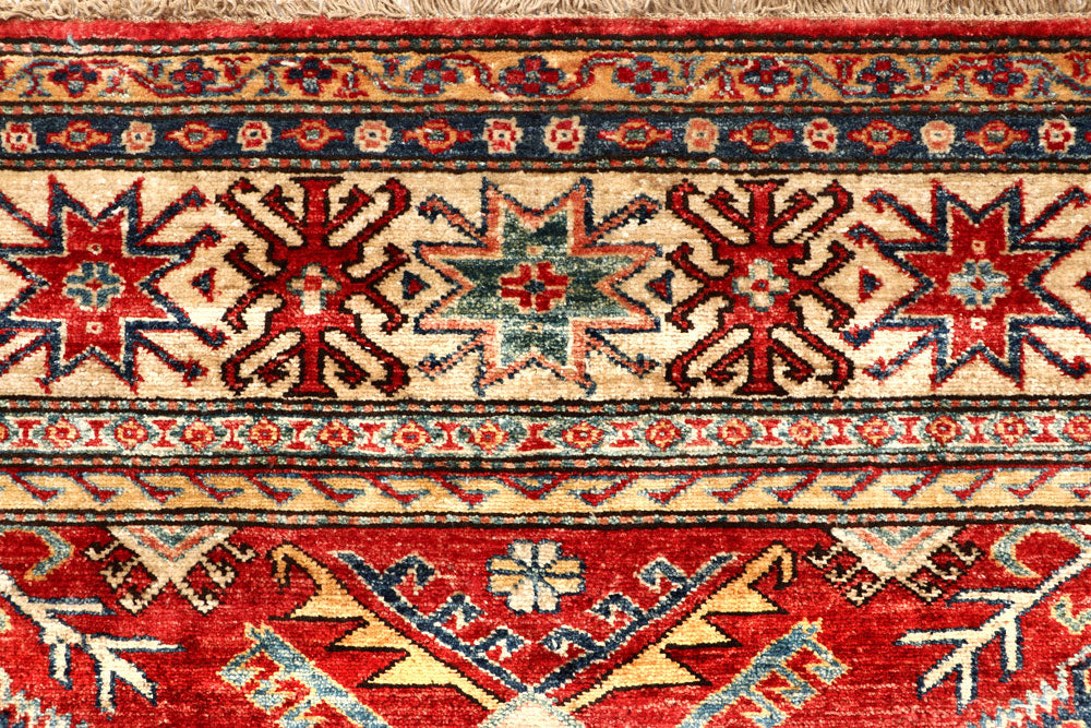 Firebrick Kazak 5' 10 x 8' - No. 64985 - ALRUG Rug Store