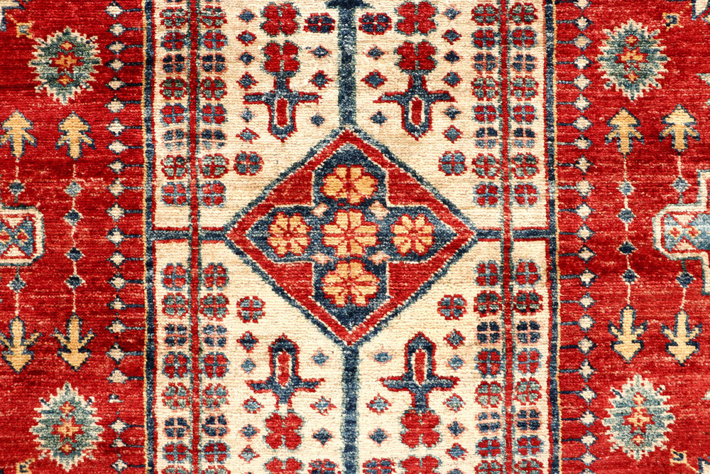 Firebrick Kazak 5' 10 x 8' - No. 64985 - ALRUG Rug Store