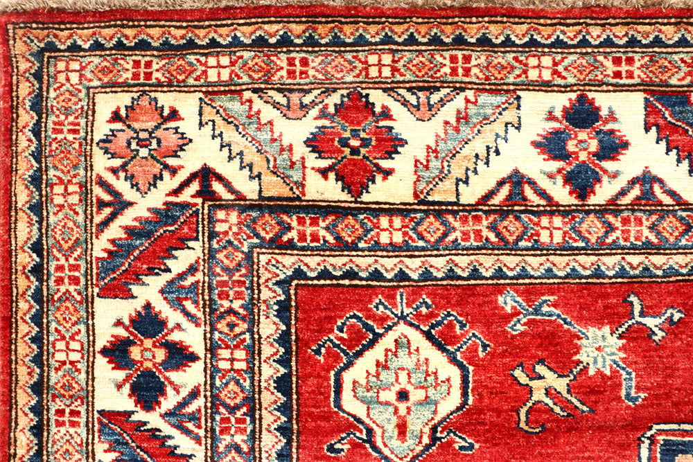 Firebrick Kazak 5' 8 x 7' 9 - No. 64986 - ALRUG Rug Store