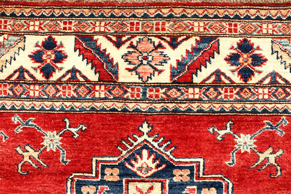 Firebrick Kazak 5' 8 x 7' 9 - No. 64986 - ALRUG Rug Store