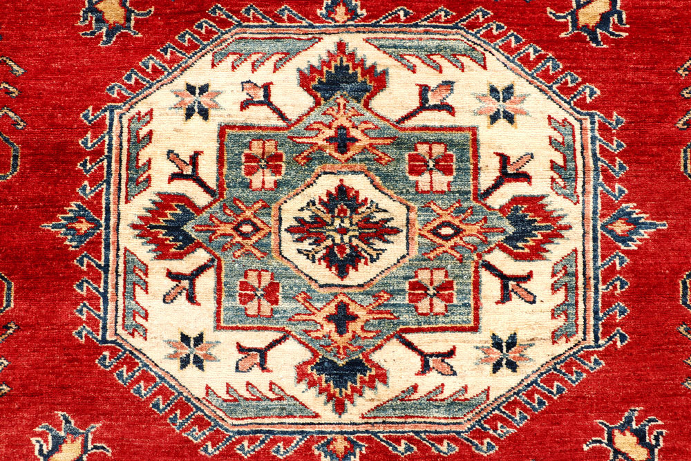 Firebrick Kazak 5' 8 x 7' 9 - No. 64986 - ALRUG Rug Store