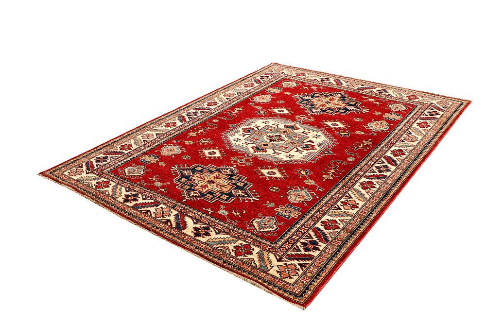 Firebrick Kazak 5' 8 x 7' 9 - No. 64986 - ALRUG Rug Store