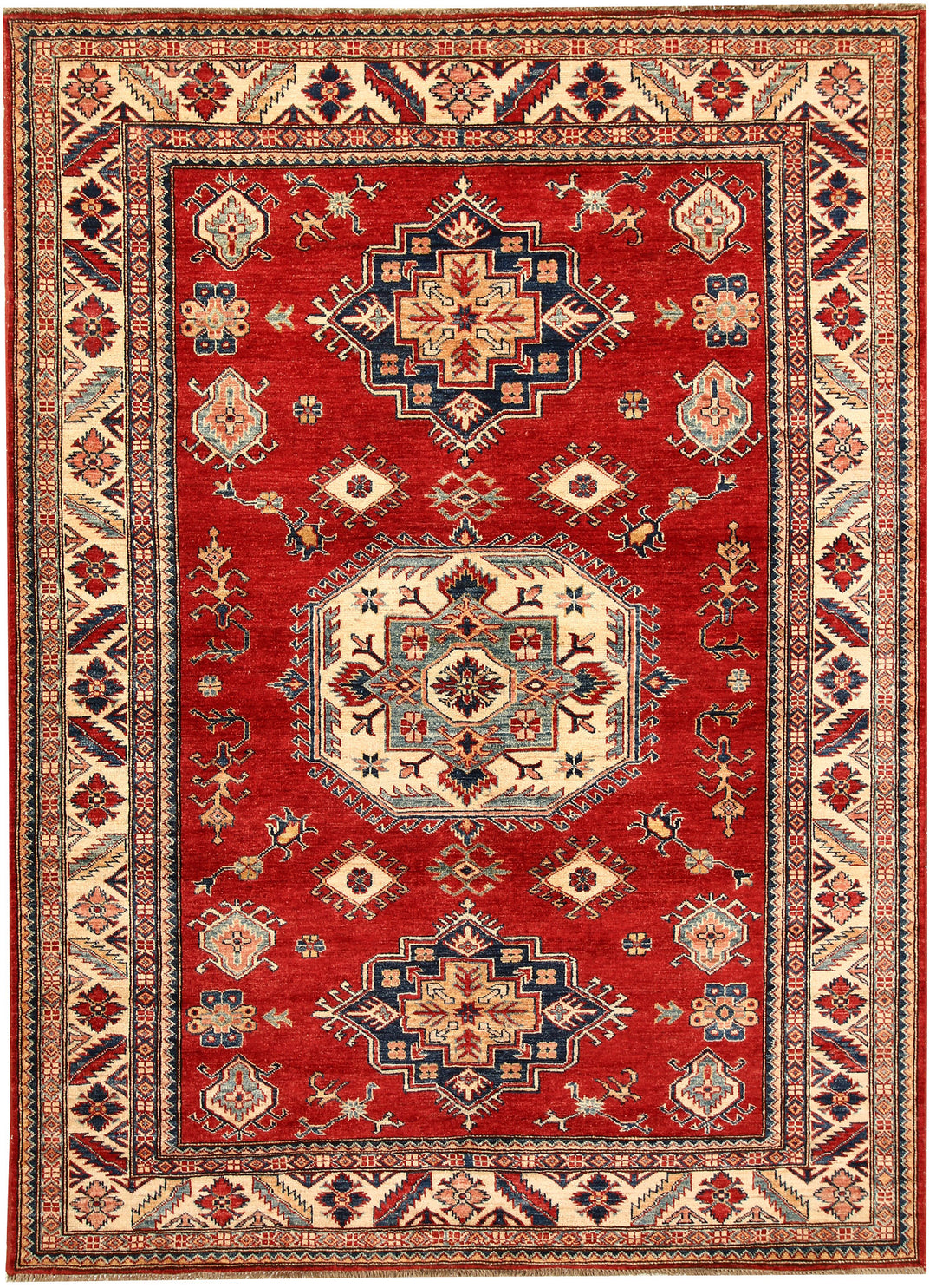 Firebrick Kazak 5' 8 x 7' 9 - No. 64986 - ALRUG Rug Store