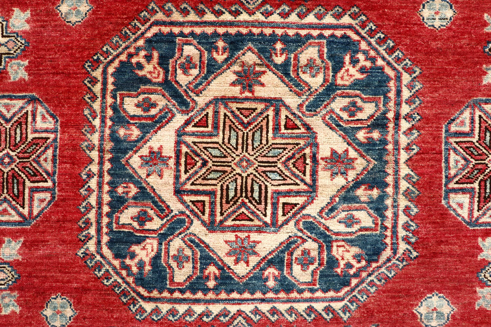 Firebrick Kazak 5' 10 x 9' 1 - No. 64987 - ALRUG Rug Store