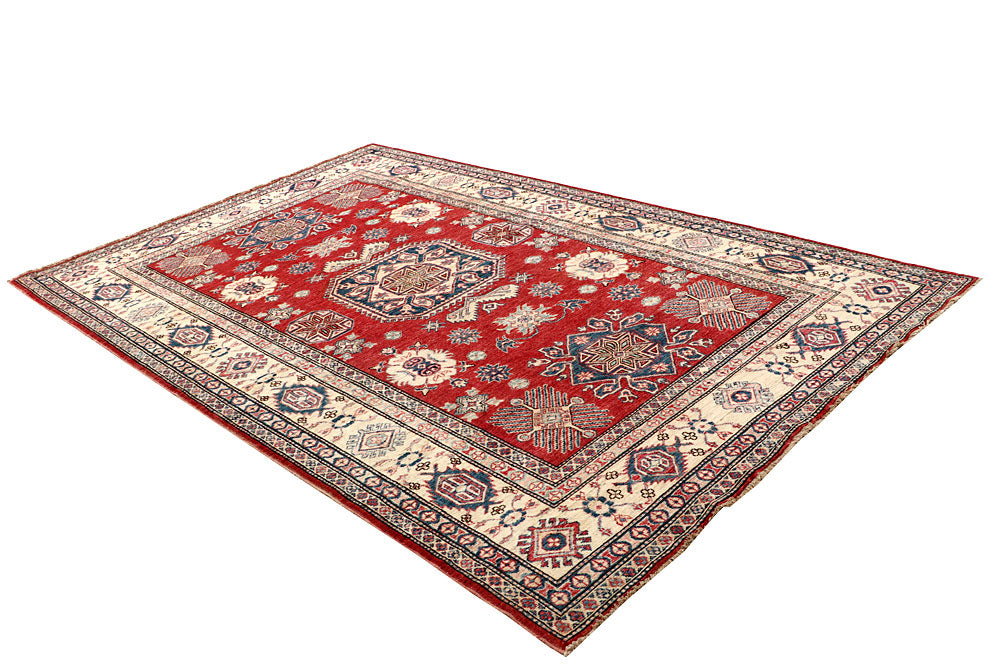 Firebrick Kazak 5' 10 x 9' 1 - No. 64987 - ALRUG Rug Store