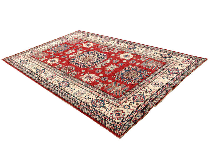 Firebrick Kazak 5' 10 x 9' 1 - No. 64987 - ALRUG Rug Store