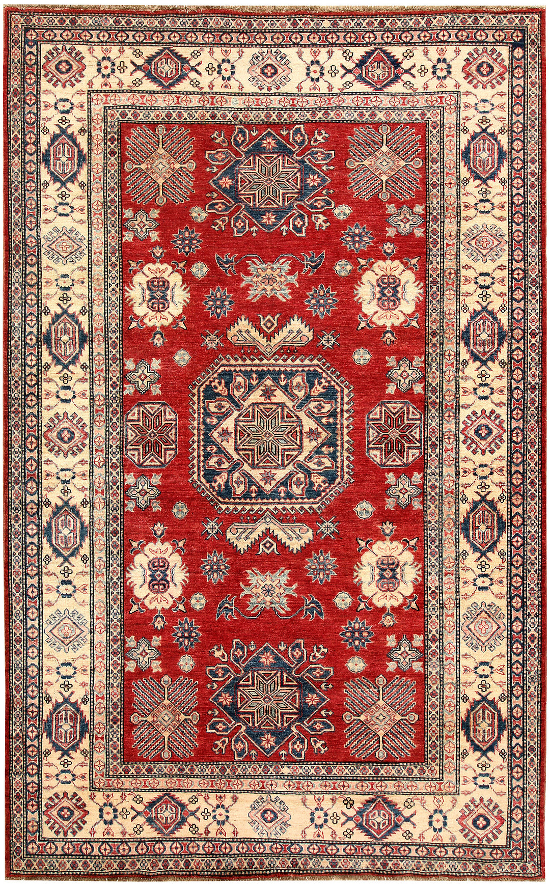 Firebrick Kazak 5' 10 x 9' 1 - No. 64987 - ALRUG Rug Store