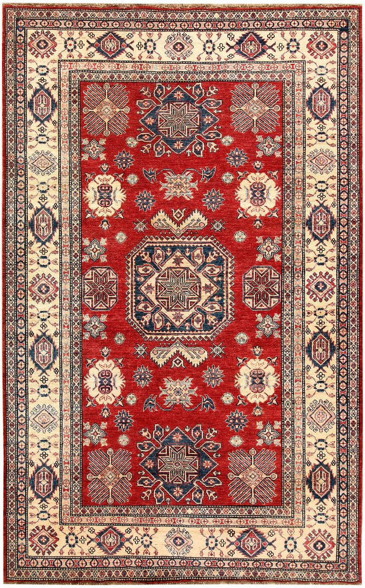 Firebrick Kazak 5' 10 x 9' 1 - No. 64987 - ALRUG Rug Store