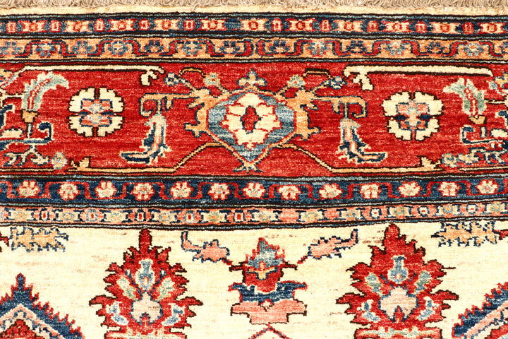 Blanched Almond Kazak 6' x 8' 4 - No. 64988 - ALRUG Rug Store